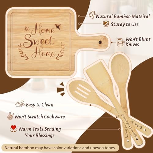 Maustic House Warming Gifts New Home, 14 Pcs New House Gift Basket, Housewarming Present for Homeowners Couples Women, Closing Gifts for Home Buyers - Image 5