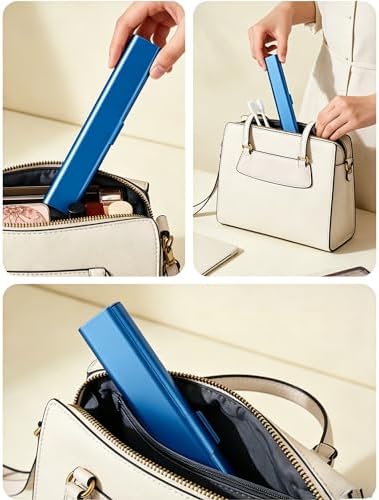 Portable Toothbrush Travel Case: 3 Pack Breathable & Dirt-Proof Hotel Camping Outdoor - Aluminum for Storage Recyclable Family Traveler (Rose Gold,Silver,Blue) - Image 3