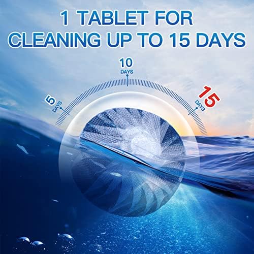 Vacplus Toilet Bowl Cleaner Tablets, 30 Pack, Auto Cleaning, Long-Lasting - Image 4