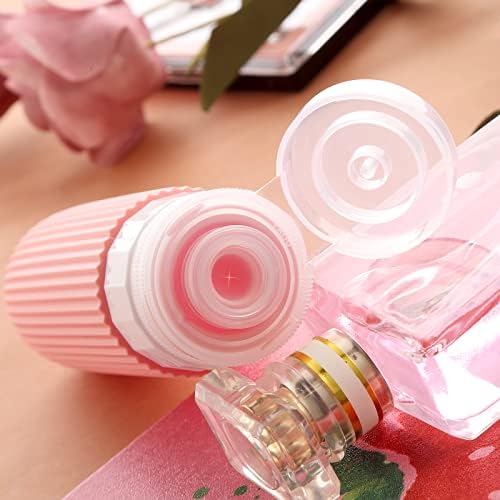 Mrsdry Travel Bottles for Toiletries, Tsa Approved 3oz Portable Travel Bottles, BPA Free Leak Proof Squeezable Silicone Travel Size Containers, Travel Accessories with Clear Toiletry Bag (4 Pack) - Image 2