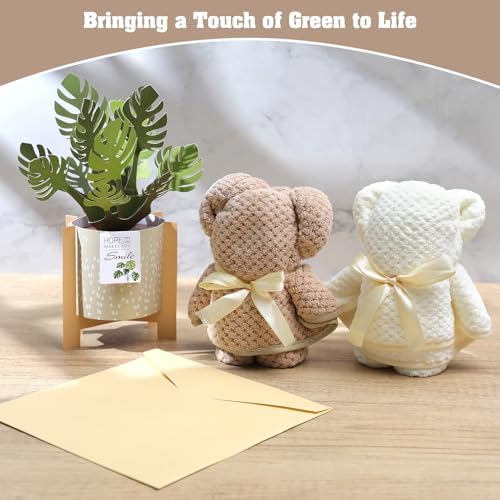 House Warming Gifts New Home, 12 Pcs Housewarming Gifts Basket for New House with Gift Box Packaging, 3D Botanical Greeting Card, Cutting Board for Couple, Closing Gifts for Home Buyers - Image 2