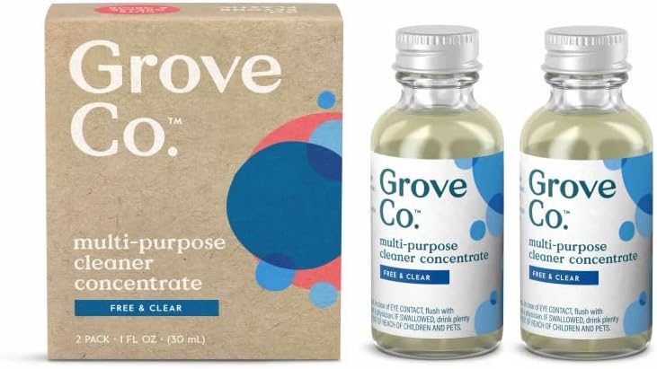 Grove Co. Multi-Purpose Cleaner Concentrate Refills, 2 x 1fl oz by GroveCo
