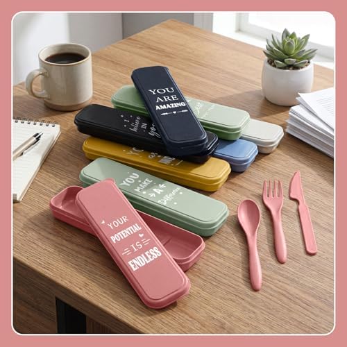 Hushee 24 Pack 36 Pack Employee Appreciation Utensil with Case, Classic - Image 3