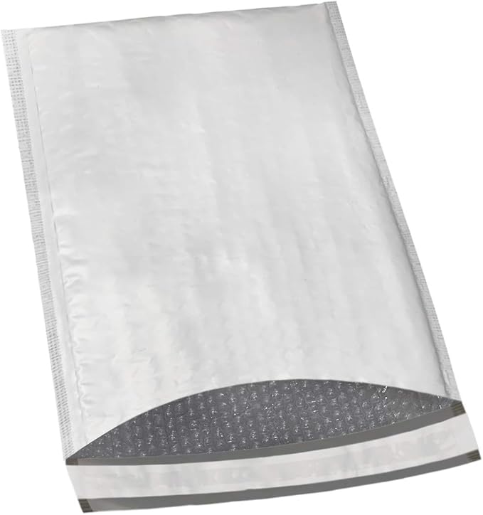 8.5x12 inches Poly Bubble Mailer Self Seal Bubble Shipping Envelopes 2.5 Mil 100 Pack