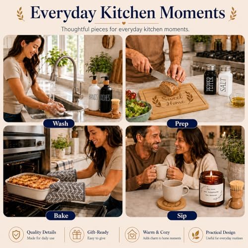 House warming gifts new home basket, New Home Gift Basket (21-Piece) – Thoughtful Housewarming Gift for Families & Couples - Image 5
