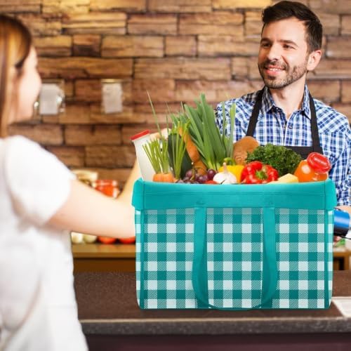 Reusable Grocery Shopping Bags 10 Pack Large Foldable Tote Bags Bulk - Image 3