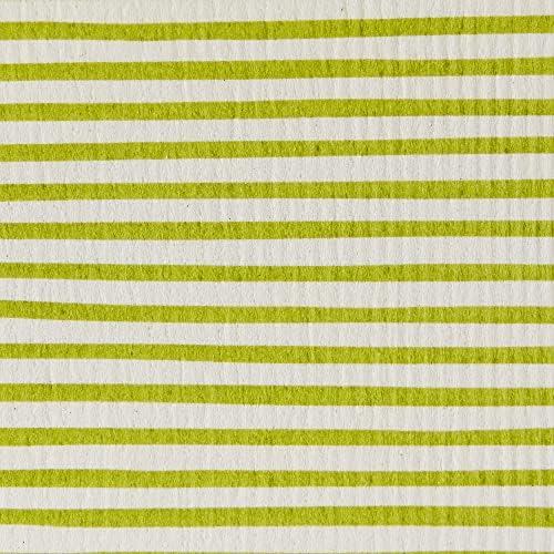 DII Swedish Dishcloths for Kitchen & Cleaning, Reusable, Machine Washable & Dishwasher Safe, Biodegradable, 7.75 x 6.75, Avocado & White - Image 2