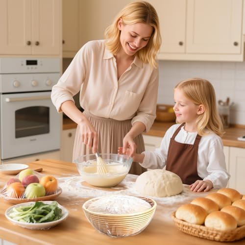 Homelove 150pcs Bowl Covers Bread Proofing - Plastic Wrap for Food Sourdough Bread Baking Rising Elastic Reusable Plate Covers Outdoor Food Fresh Keeping Bags Shower Cap Hair Deep Conditioning - Image 2