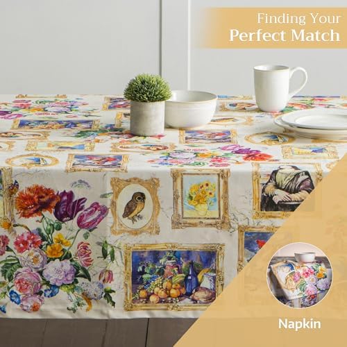Maison d' Hermine Table Cloth Square Table Reusable 100% Cotton 60"x60" - Image 5