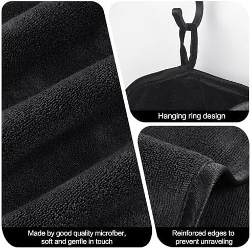 SINLAND Microfiber Facial Cloths Fast Drying Washcloth 8inch x 8inch Absorbent Face Wash Cloth Soft Makeup Remover Cloths - Image 3