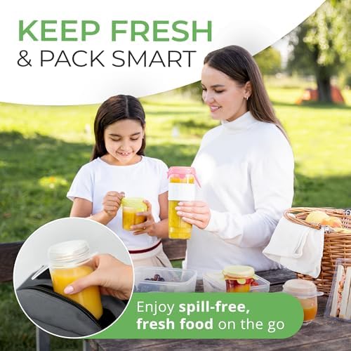 Orblue Silicone Stretch Lids 6-Pack Small for Fresh Food Storage - Seal in Flavors, Keep Food Fresh and Reduce Waste Transparent - Image 6