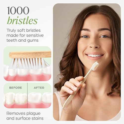 VIVAGO Bamboo Toothbrushes 30 Pack - Soft Bristles Toothbrushes for Adults - Image 4