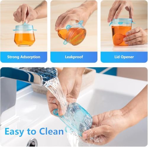Small Silicone Stretch Lids, 12PCS 2.6"/6.5cm Reusable Silicon Covers - Image 3