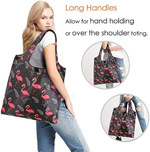 BeeGreen Animal Reusable Grocery Bags Bulk 12 Packs X-Large50LBS, Reusable Shopping Bags Foldable for Groceries, Vegetables, Fruits Watertight Bulk Tote Bags Washable For Women Men - Image 3
