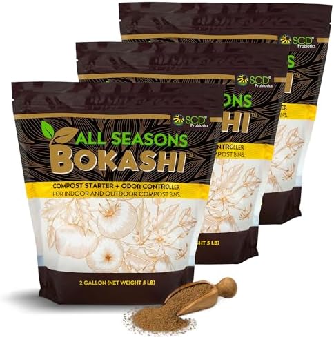 SCD Probiotics Bokashi Compost Starter, Accelerator, Odor Reducer - 15 lb by SCDProbiotics