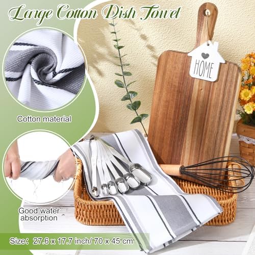 Patelai 7 Pcs Housewarming Gifts Set, Cutting Board Towels Spoons Whisk - Image 4