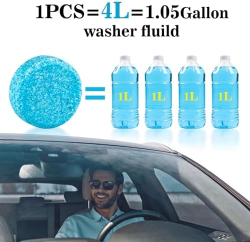 Sukh 400 Windshield Washer Fluid Tablet - De-icer/Methanol Needed in Winter - Image 3