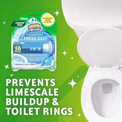 Scrubbing Bubbles Fresh Gel Toilet Bowl Cleaner, Rainshower, 6 Count 2-Pack - Image 4