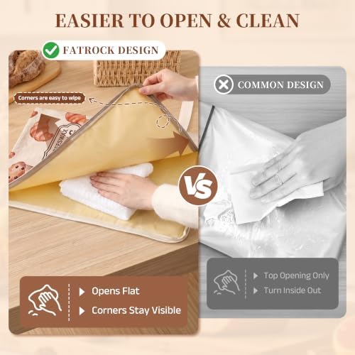 Beeswax Bread Bags Reusable, 2 Pack, 100% Cotton, XL 13 x 17 in, L-Zipper - Image 6