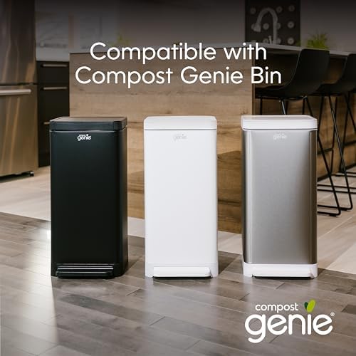Compost Genie 3.6 Gallon Compostable Bags, 40 Count, Sturdy for Food Waste, Compatible with Kitchen Compost Genie Bins, ASTM D6400 Certified (Pack of 10) - Image 7