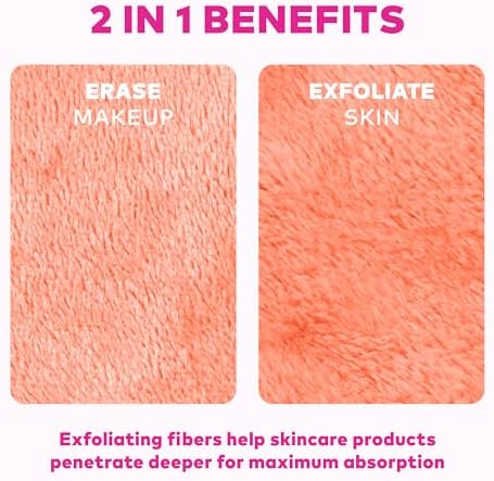 The Original MakeUp Eraser 7-Day Set, Erase All Makeup with Just Water, Including Waterproof Mascara, Eyeliner, Foundation, Lipstick, Sunscreen, and More! Farmers Market 7ct - Image 6