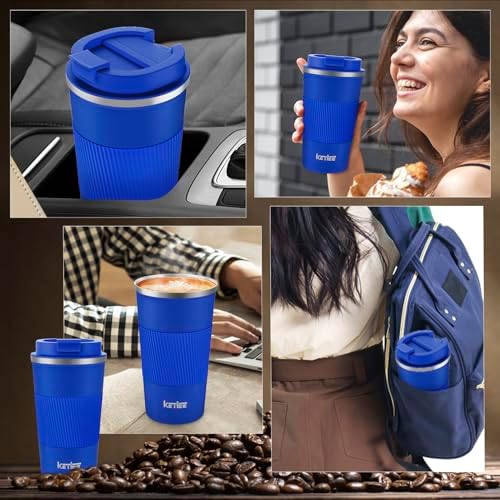 KETIEE Travel Coffee Mug 12oz: Insulated Travel Mug with Leakproof Lid - Image 2