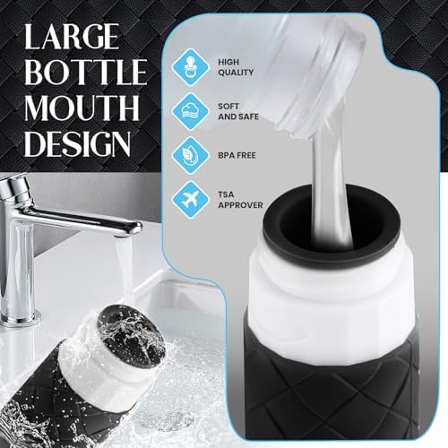 Silevoler Travel Bottles for Toiletries, TSA-Approved Travel Size Container - Image 6