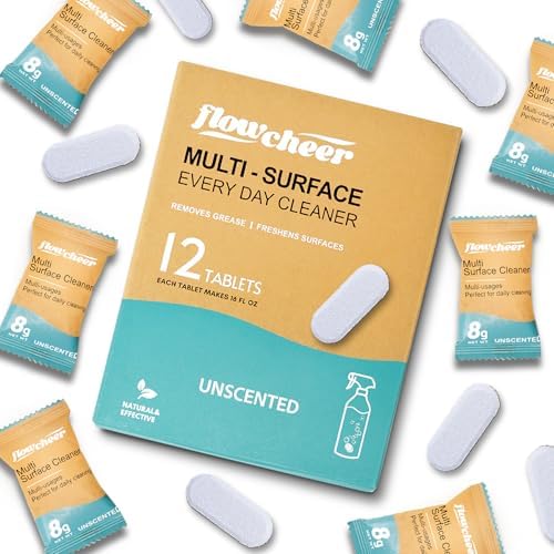 flowcheer Multi Surface Cleaner Refills -12 Pack (Unscented) - Image 6