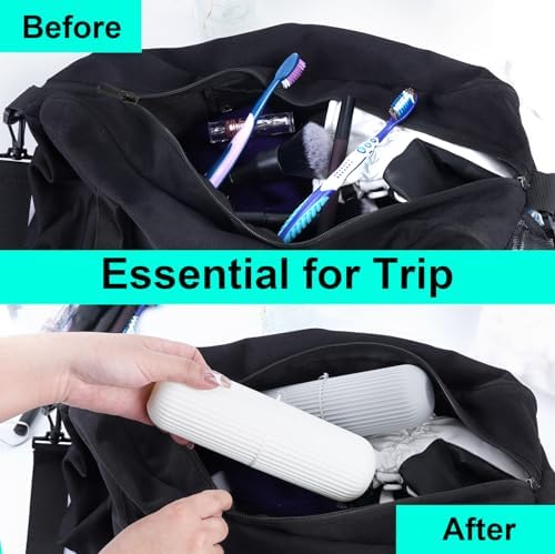 UCEC Toothbrush Case for Traveling, Portable Toothbrush Holders Travel Case - Image 5