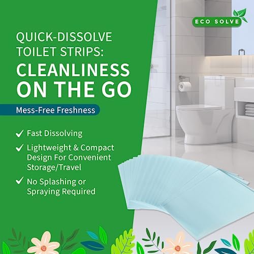 Toilet Bowl Cleaner Strips, Eco-friendly, Non-toxic, Septic Safe, Removes Odors & Stains, Plastic-free, Natural Toilet Bowl Cleaner for Quick and Easy Cleaning, Toilet Fresheners (180 count) - Image 3