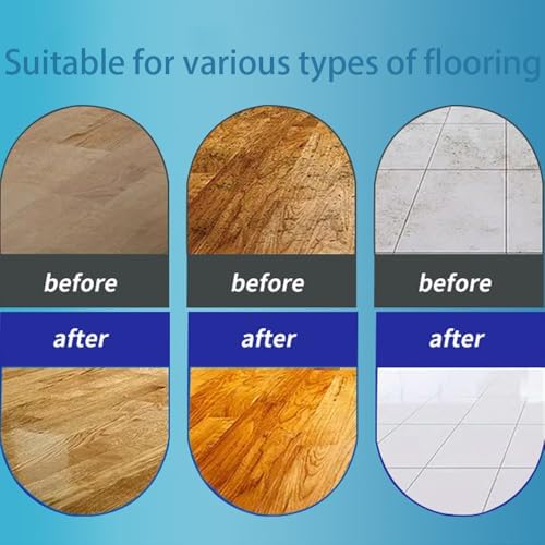 Effervescent Floor Cleaning Tablets, 12pcs Floor Cleaning Tablets, Floor Cleaner Tablets for Mopping with Minor Scratch Repair, Multi-Surface Dissolvable Cleaning Solution (3pcs) - Image 3