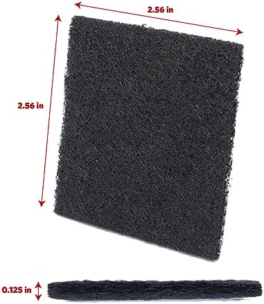 Glad Charcoal Filters for Compost Bins, Odor Absorbing Carbon Replacement Pads for Kitchen Waste, 2 Year Supply, 2.56-inch Squares, 12 Count - Image 5