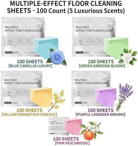 Multi-surface Floor Cleaning Tablets, 100PCS Floor Cleaning Tablets Multi- Surface Cleaner, Free Shine Floor Cleaner Tablet, Multiple Effect the Floors Clean, Concentrated Cleaner for Hardwood, Tile - Image 3