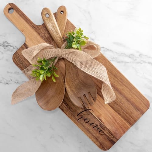 Housewarming Gifts New Home, New Home Gift Idea, First Home Gift, Gift for Home, New House Warming Gift for Homeowner Kitchen Gifts Apartment Closing Gift for Clients, Wooden Cutting Boards Gift Set by Anforsun