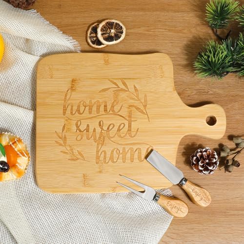 House Warming Gifts New Home,New Home Gifts Ideas,Housewarming Gift,Closing Gift for Home Buyers,House Warming Basket with Mugs Cutting Board Candle - Image 4