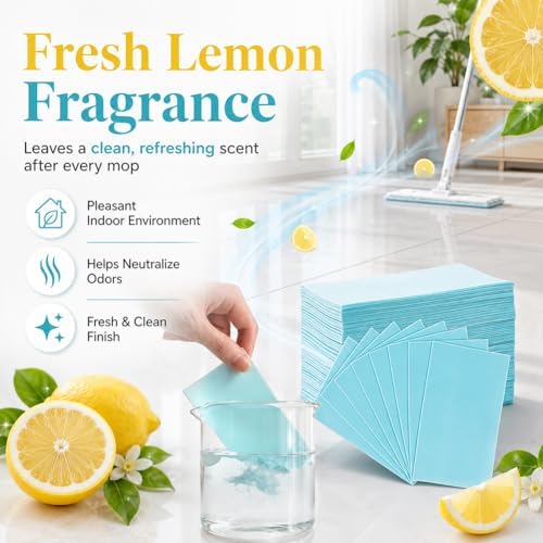Variety of Scents Multiple Effect the Floor Cleans, 2026 Upgraded Floor Cleaning Solution Tablets, Dissolvable Pre-Measured Deep Cleaning Cleaning Solution (Pink, 100Pcs) - Image 6