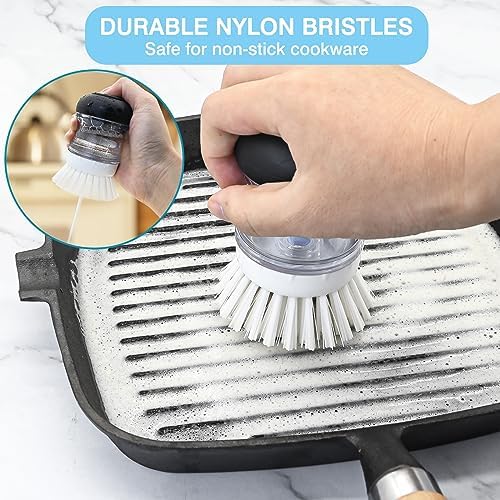 4 Pack Palm Brush Refills for OXO Soap Dispensing Palm Brush - Image 2