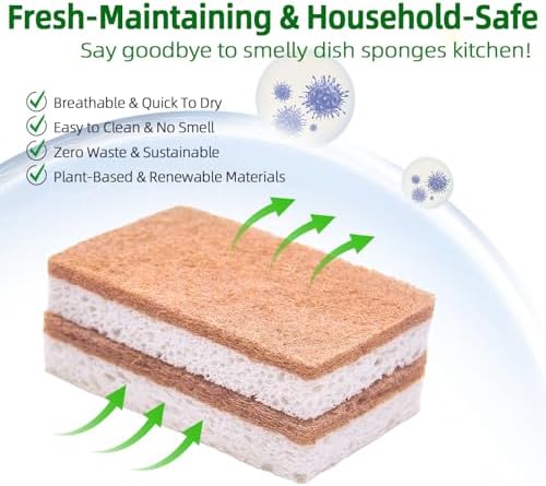 12 Pack Kitchen Sponges - Image 3