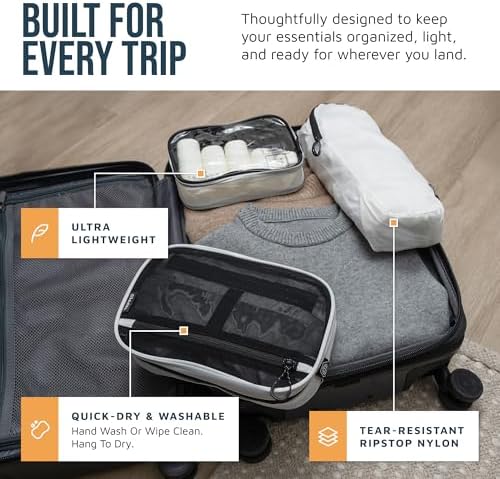 TRIPPED Travel Gear 3-Piece Travel Toiletry Bag Set - Image 2