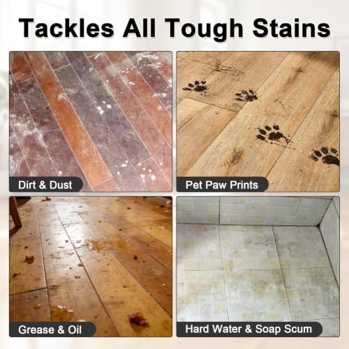 Floor Cleaner Tablets for Mopping, 100 PCS Multi Surface Floor Cleaning Tablets, Jasmine Scent Mop Solution Concentrate for Sealed Hardwood, Laminate, Vinyl Plank, Tile and Wood Floors - Image 5
