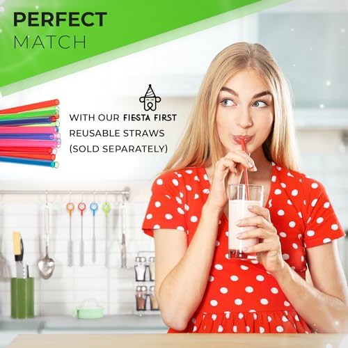 Buenalife Heavy Duty Cleaning Brushes Set of 4 - Extra Long Straw Cleaners for Metal and Plastic Reusable Drinking Straws, to Clean Small Spaces, Sippy Cups, Water Bottles - Sturdy Hard Brush Bristles - Image 6