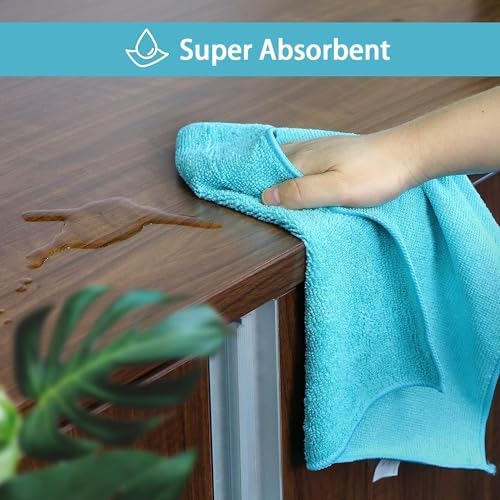 HOMEXCEL 150PK Microfiber Cleaning Cloth, Cleaning Rag for Home, 11.5x11.5 - Image 4