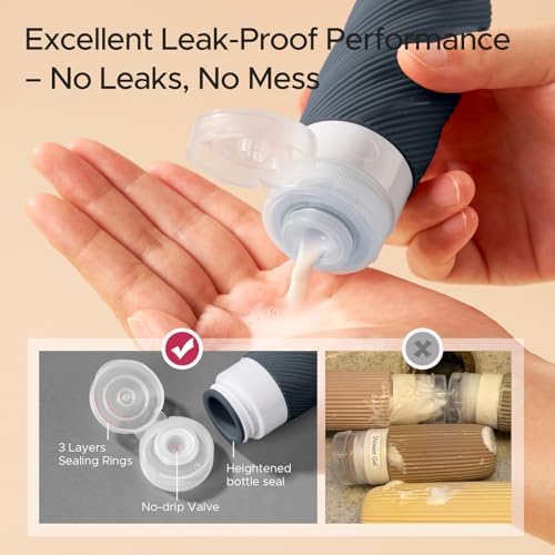 LitBear 23 Pack TSA Approved Travel Bottles for Toiletries, Leak Proof - Image 3