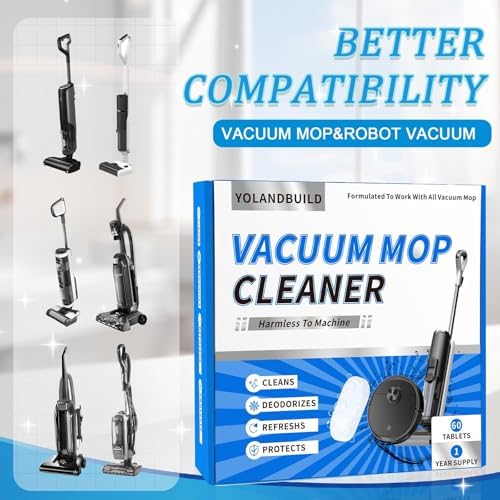 Floor Cleaning Solution Tablet,Compatible with Tineco, Deep Cleans for Multiple Hard Floors, Suitable With All Robot Vacuums with Mopping and Cordless Wet/Dry Vacuum Mop Cleaner-60 Pack,Orange Scent - Image 3