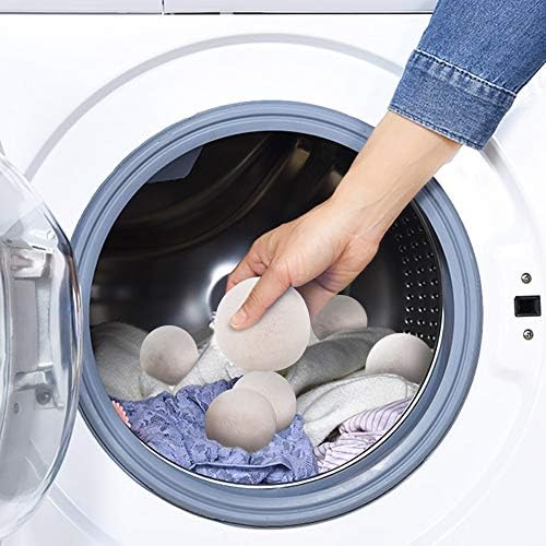 Raffaelo Wool Dryer Balls XL Reusable Natural Fabric Softener, Set of 6 - Image 4