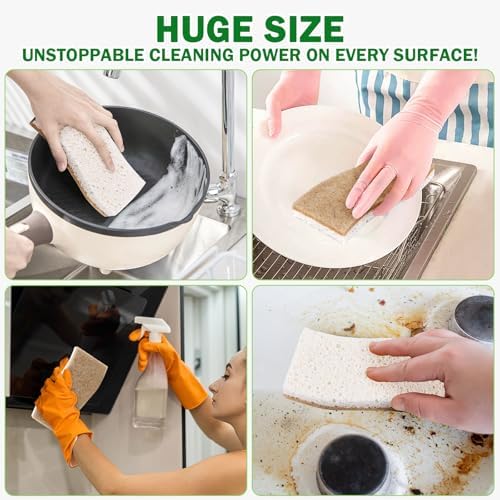 AIDEA XL Sponges Kitchen, 12Count, Non-Scratch Dish Sponges - Image 4