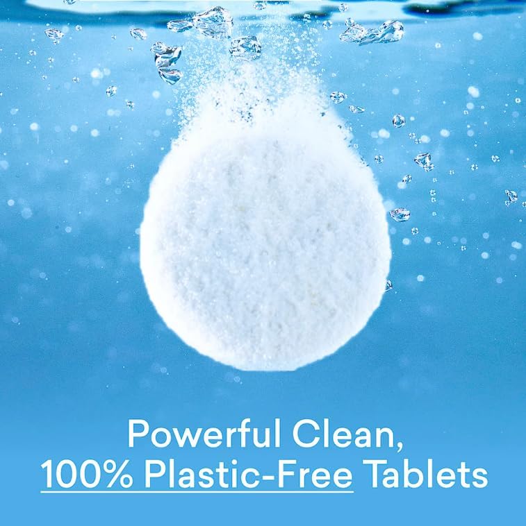 Blue land Toilet Bowl Cleaner Tablet, Lemon Mint Scent, 3-in-1 Formula, Plastic-Free, 30 Count - Image 4