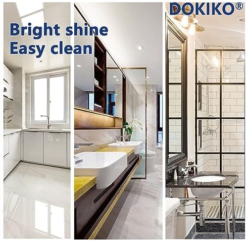 DOKIKO 100 PCS Glass Cleaner Refill,Glass Clean Tablets, Window Clean Refill Tablets, Plastic-Free Formula for Windows,1600fl oz Spray Plastic-Free Formula for Windows, Mirrors & Windshields - Image 6
