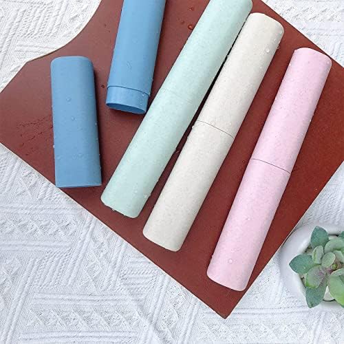 4 Pack Toothbrush Travel Case Portable Travel Toothbrush Holder Breathable Toothbrush Travel Containers for School Business Camping Travel Toothbrush Case - Image 4