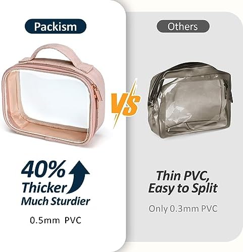 PACKISM TSA Approved Toiletry Bag with Bottles - 3.4 oz Silicone Container - Image 6